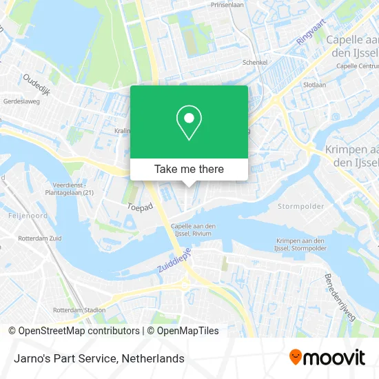 Jarno's Part Service map