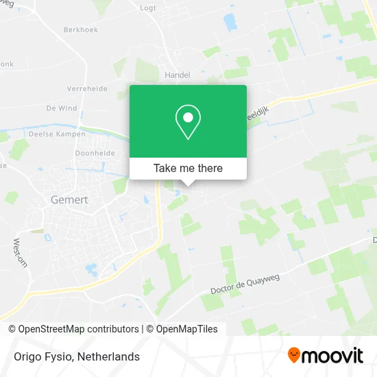 Origo Fysio map