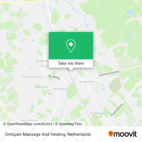 Ontspan Massage And Healing map