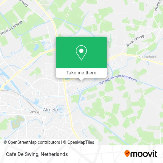 Cafe De Swing map