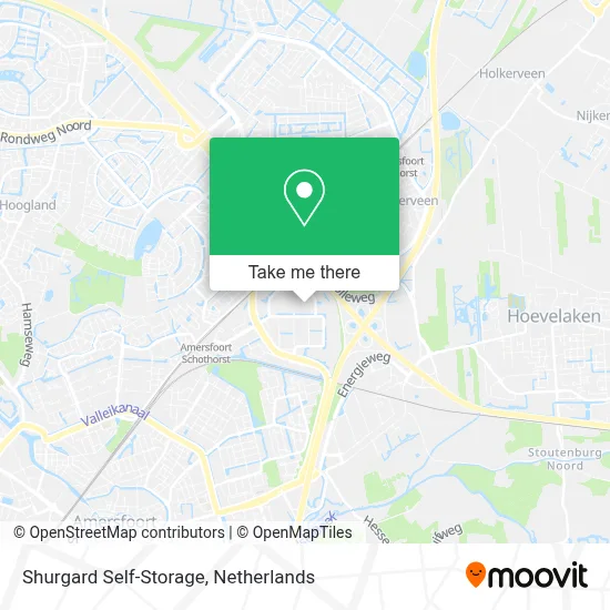 Shurgard Self-Storage map