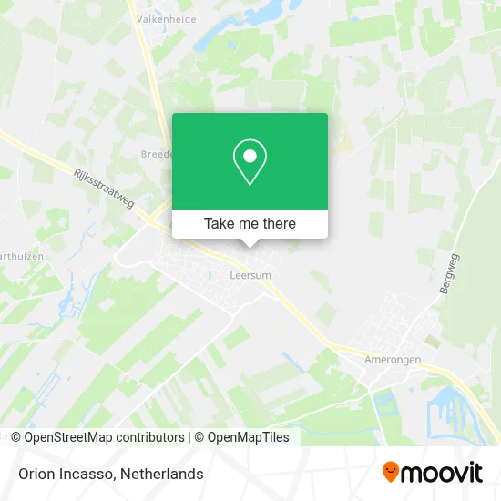 Orion Incasso map