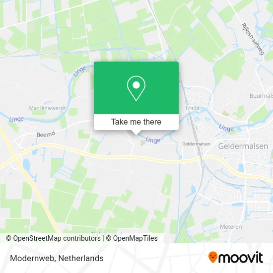 Modernweb map
