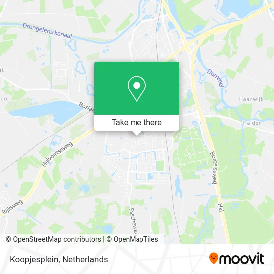 Koopjesplein map