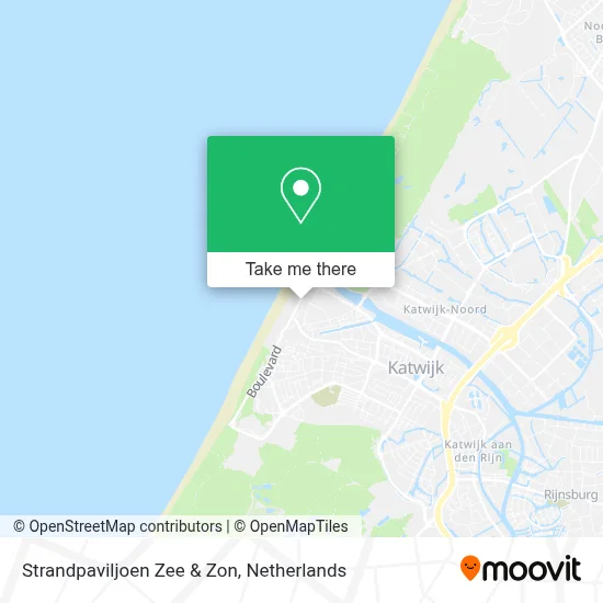 Strandpaviljoen Zee & Zon map