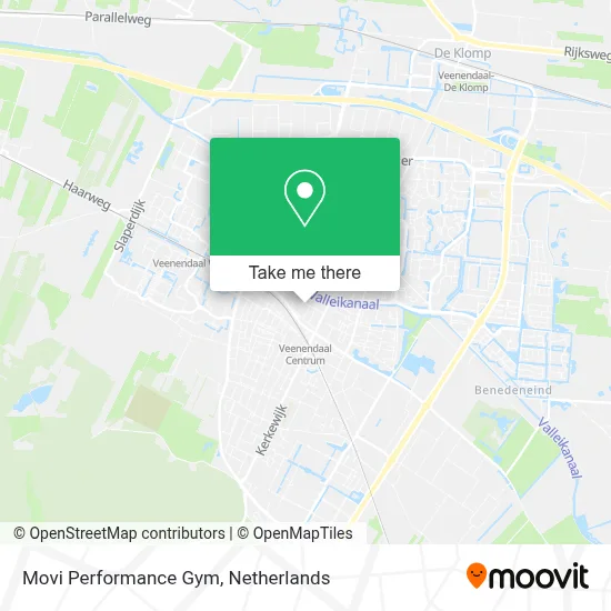 Movi Performance Gym map