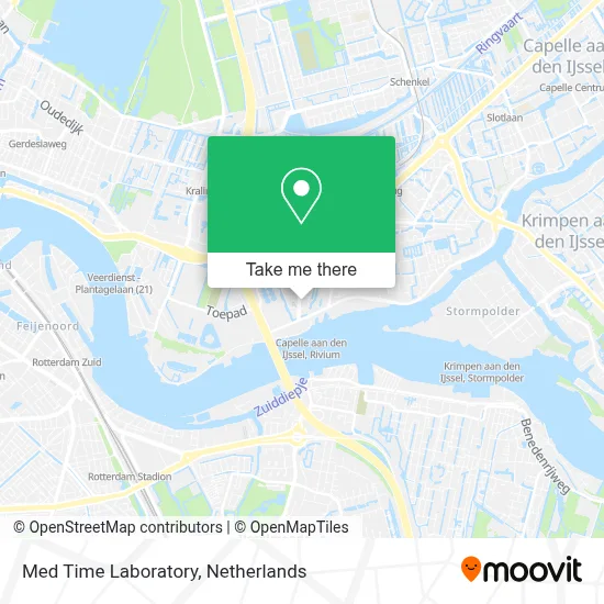 Med Time Laboratory map