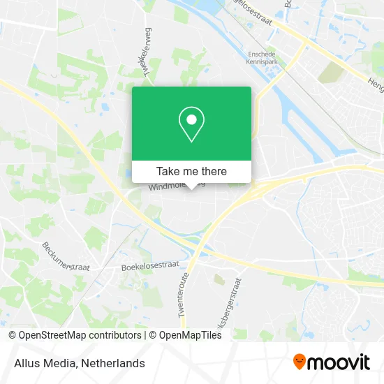 Allus Media map