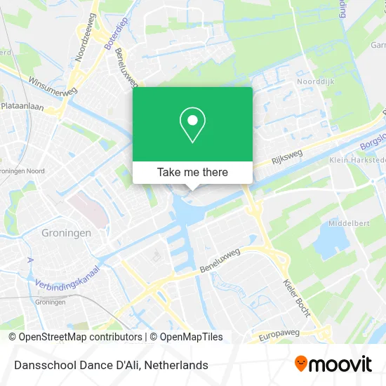 Dansschool Dance D'Ali map