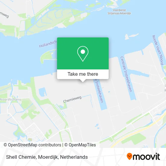 Shell Chemie, Moerdijk Karte