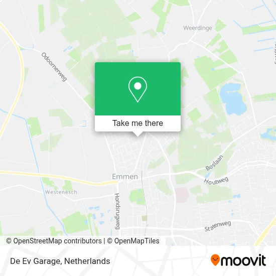 De Ev Garage map