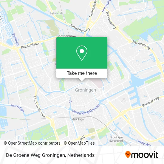 De Groene Weg Groningen map