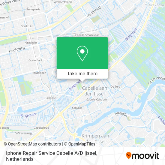 Iphone Repair Service Capelle A / D Ijssel map