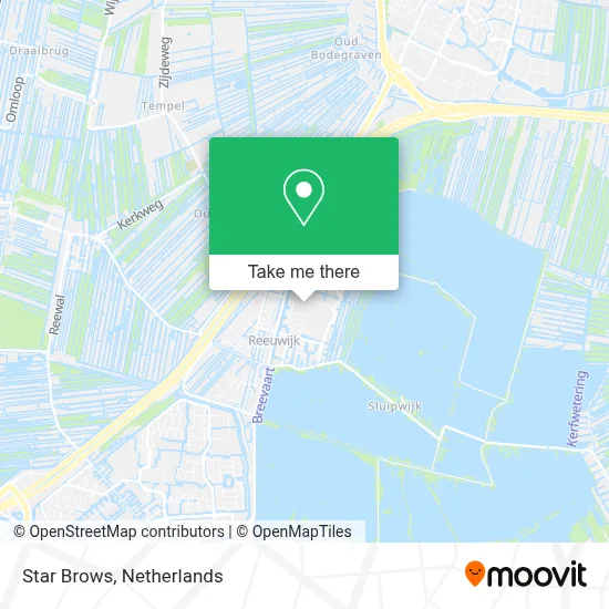 Star Brows map