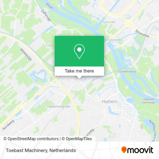 Toebast Machinery map