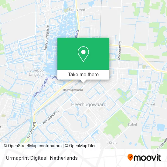 Urmaprint Digitaal map
