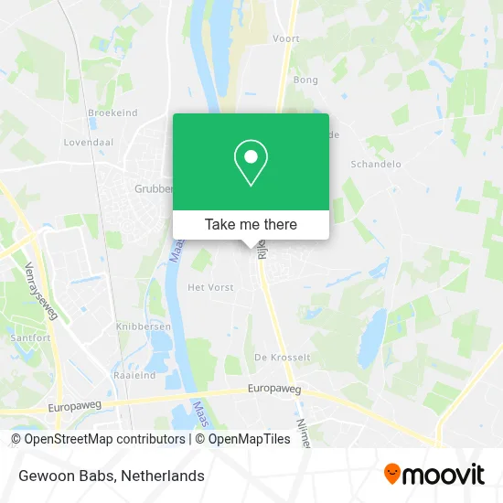 Gewoon Babs map