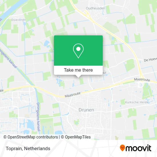 Toprain map