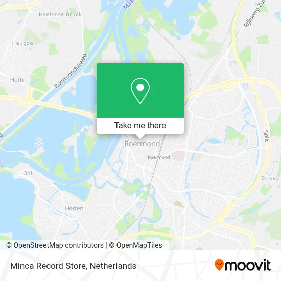 Minca Record Store map