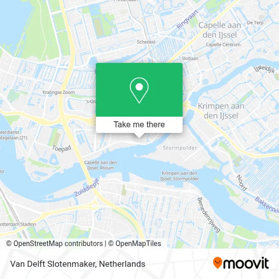 Van Delft Slotenmaker map