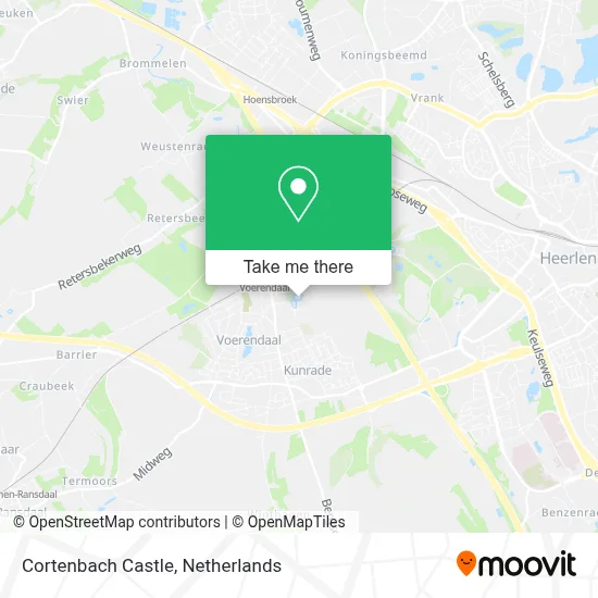 Cortenbach Castle map