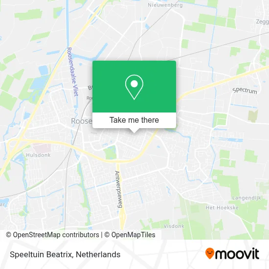 Speeltuin Beatrix map
