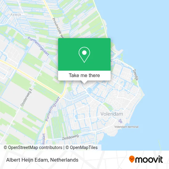 Albert Heijn Edam map