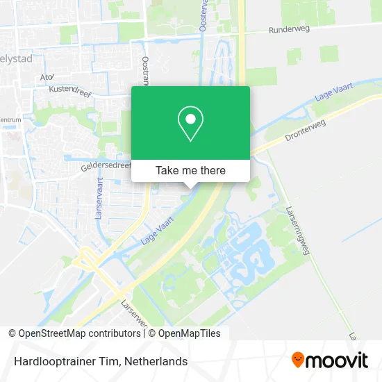 Hardlooptrainer Tim map