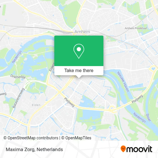 Maxima Zorg map