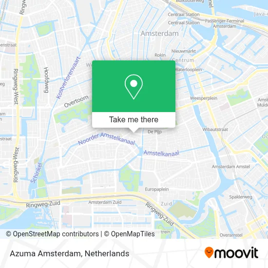 Azuma Amsterdam map