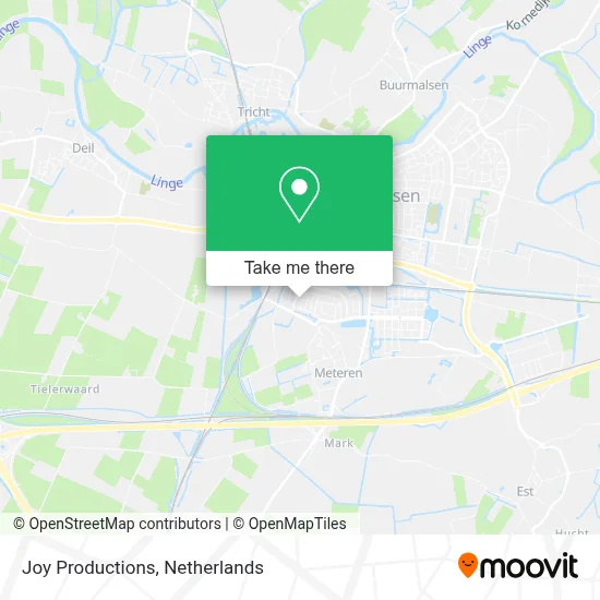 Joy Productions map