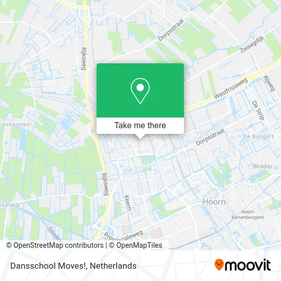 Dansschool Moves! map