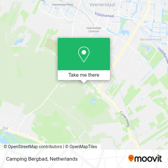 Camping Bergbad map