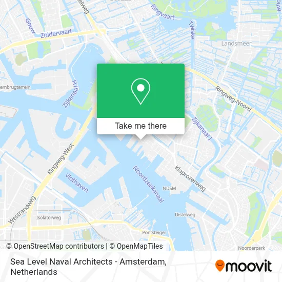 Sea Level Naval Architects - Amsterdam map