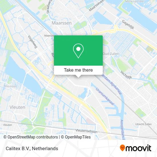 Calitex B.V. map