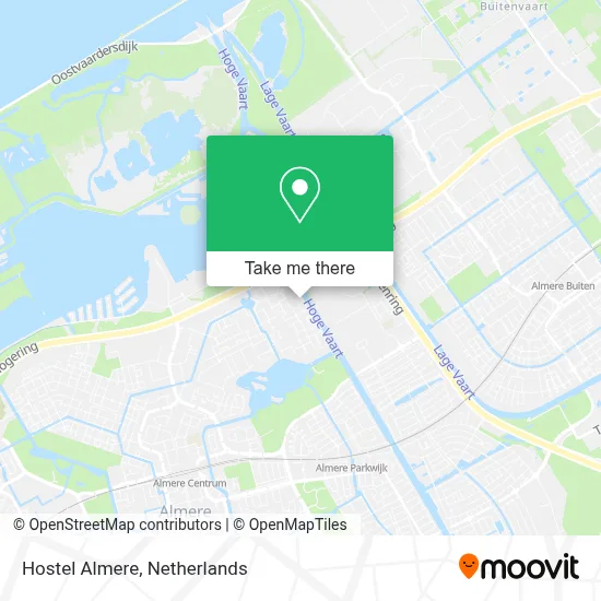 Hostel Almere map