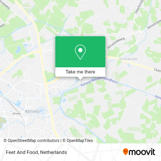 Feet And Food map
