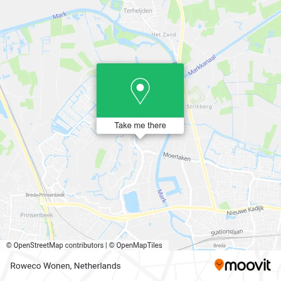 Roweco Wonen map