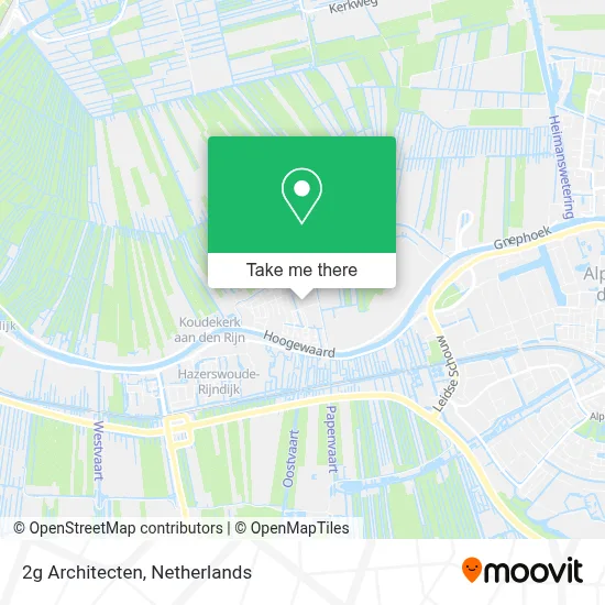 2g Architecten map