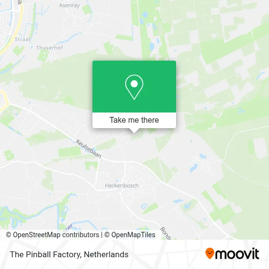 The Pinball Factory Karte