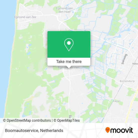 Boomautoservice map