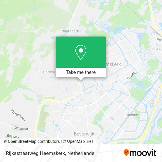 Rijksstraatweg Heemskerk map