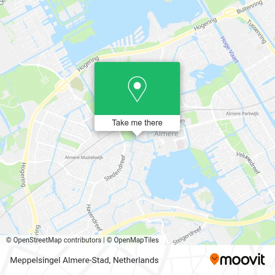 Meppelsingel Almere-Stad map