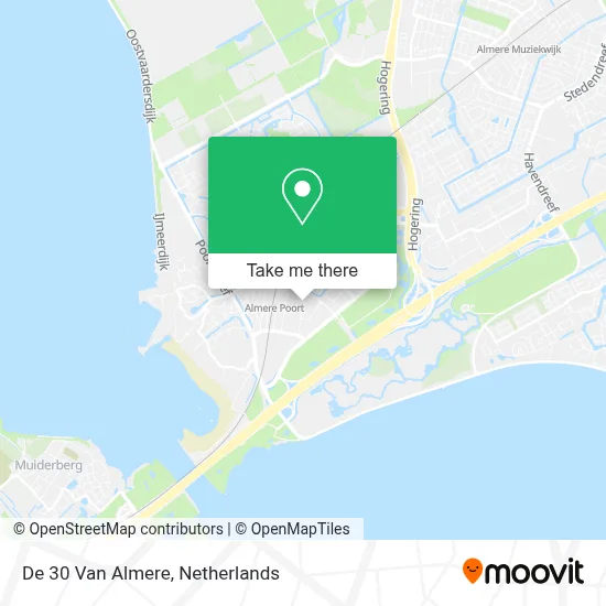 De 30 Van Almere map
