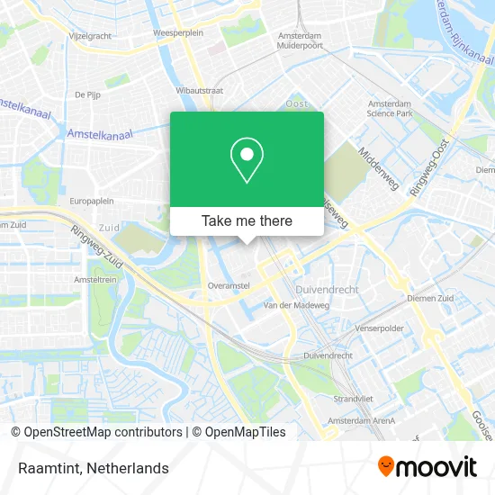 Raamtint map
