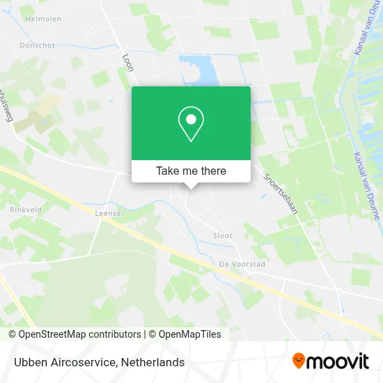 Ubben Aircoservice map