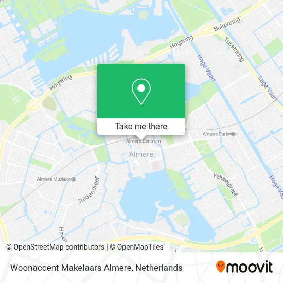 Woonaccent Makelaars Almere map