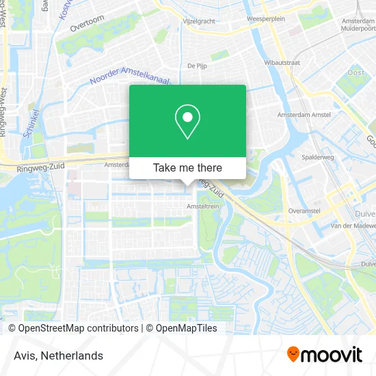 Avis map