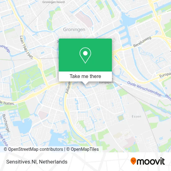 Sensitives.Nl map