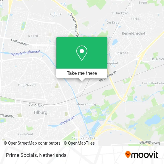 Prime Socials map